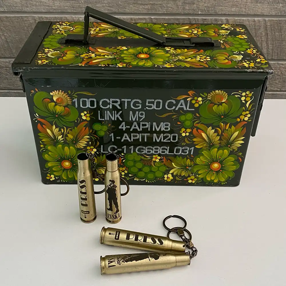 Металевий ящик - з авторським розписом - Зображення 3